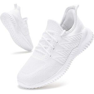 🆕Women's White Imported Slip On Memory Foam Lightweight Comfort Casual Sneakers